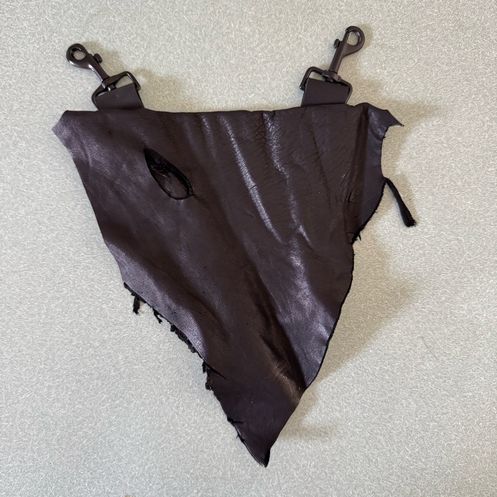 Artisan made leather pouch